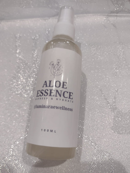 Aloe Essence - Hydrate and Refresh | Natural Face Mist with Aloe Vera, Rose Water and Essential Oils