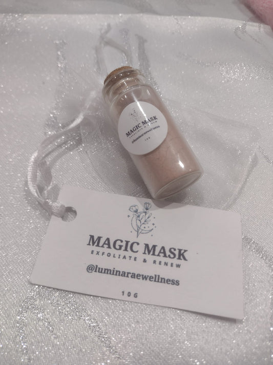 Magic Mask - Exfoliate and Renew | Revitalizing French Pink Clay Mask to Detoxify, Brighten & Rejuvenate